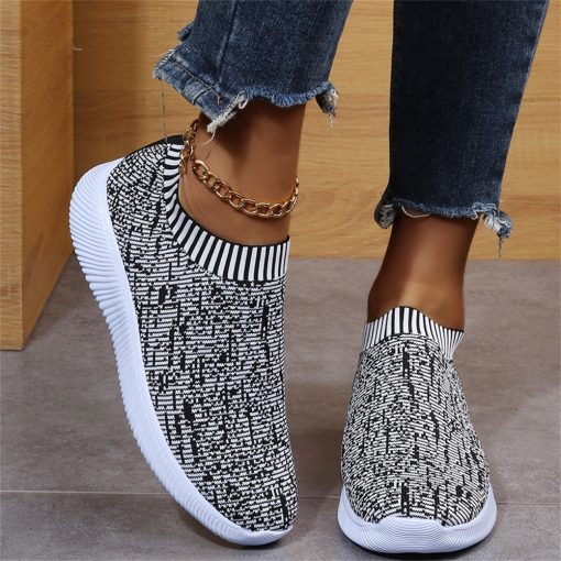 main image2New Women s Casual Shoes 2022 All Seasons Daily Ladies Slip On Comfy Loafers 35 44