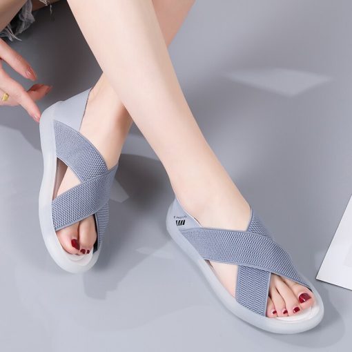 main image2Valstone Women s Sandals Outdoor Plus size 44 Casual Flats Shoes For Women Stylish Quality Slip