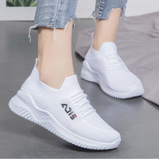 main image2Women Running Shoes 2022 Comfortable Sport Shoes Women s Trend Lightweight Walking Shoes Ladies Sneakers Breathable