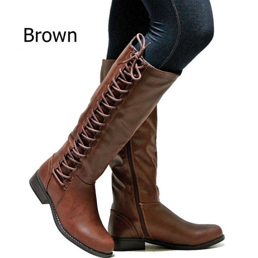 main image32021 Brand Women Winter Shoes Genuine Leather Women Winter Boots NWarmful High Quality Knee High Boots