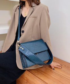 main image3Stone Patent Black Crossbody Bags For Women 2022 Small Handbag Small Bag PU Leather Hand Bag