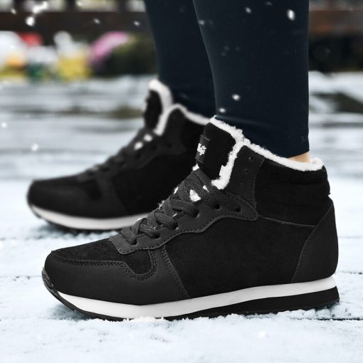 main image3Women Boots Comfortable Winter Shoes Women Boots Warm Winter Sneakers Snow Boots Waterproof Winter Unisex Ankle