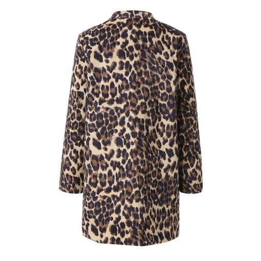 main image4Fashion Women Leopard Print Blazer Women Ladies Jackets Suit Slim yards Ladies Blazers Work Wear Blazers