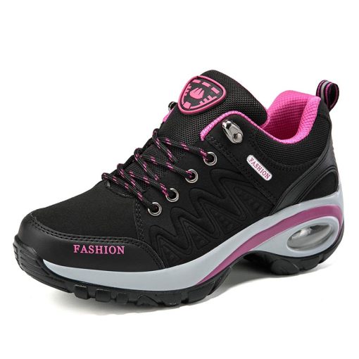 main image5Women casual sneakers 2022 lace up air cushion high quality woman sneaker platform shoes Tenes Feminino