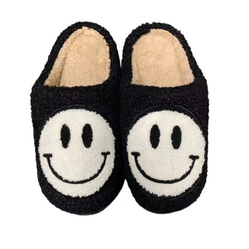 variant image0High Quality Slipper Fashion Pattern Shoe Blue Eyes Embroidery Warm Home Slippers for Men And Woman