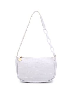 variant image0Women s PU Solid Color Handbag Casual Women s Handbag Shoulder Bag Fashion Exquisite Shopping Bag