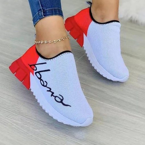 variant image1New Sneakers for Women Comfortable Mesh Fashion Casual Shoes Slip On Platform Female Sport Flats Ladies