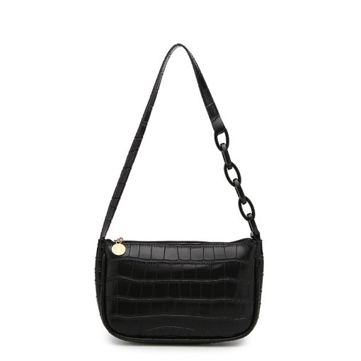variant image1Women s PU Solid Color Handbag Casual Women s Handbag Shoulder Bag Fashion Exquisite Shopping Bag