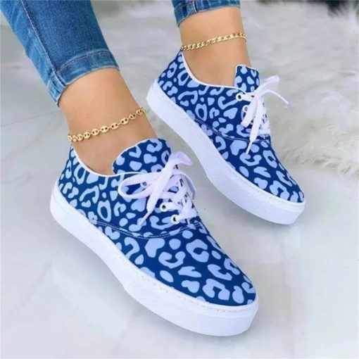 variant image22022 New Spring Fashion Canvas Shoes Women Mix Colors Ladies Lace Up Comfy Casual Shoes 36