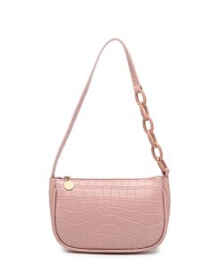 variant image3Women s PU Solid Color Handbag Casual Women s Handbag Shoulder Bag Fashion Exquisite Shopping Bag