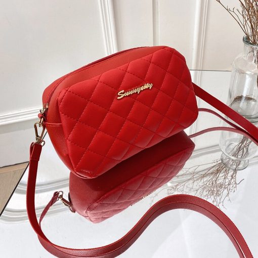 variant image4high quality Women s Shoulder Bag 2022 New Lingge Casual Women s Straddle Small Bag Brand