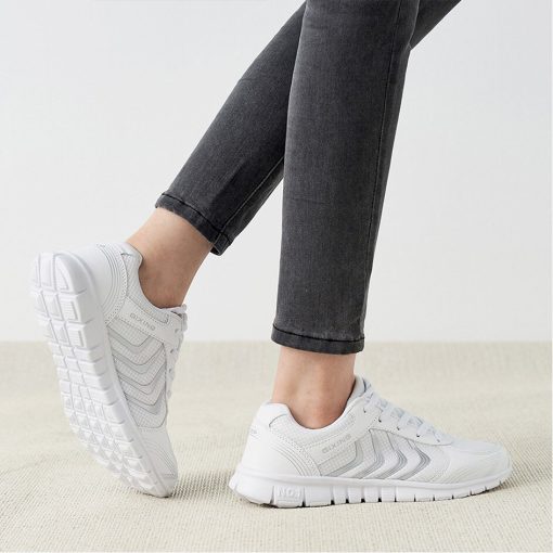 variant image6Female sneakers 2022 summer flats woman lace up comfortable casual shoes women platform sneakers soft mesh