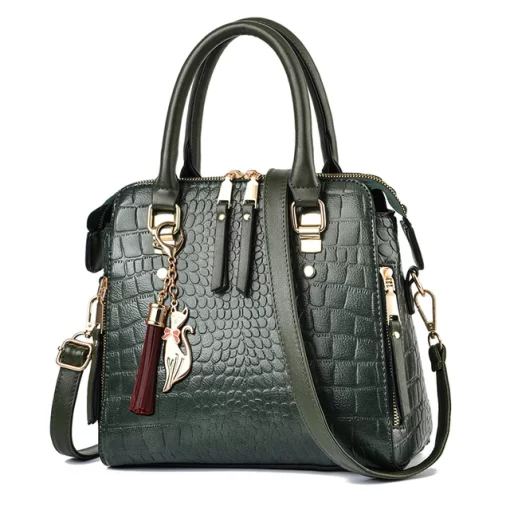 2022 Retro Alligator Women Luxury PU Leather Handbags Female Tassel Designer Shoulder Messenger Bags Casual Ladies.jpg 640x640 1