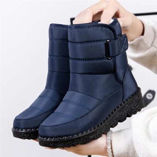 Boots Women Non Slip Waterproof Winter Snow Boots Platform Shoes for Women Warm Ankle Boots Cotton.jpg 640x640 1