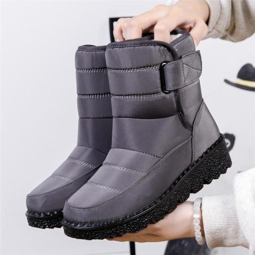 Boots Women Non Slip Waterproof Winter Snow Boots Platform Shoes for Women Warm Ankle Boots Cotton.jpg 640x640