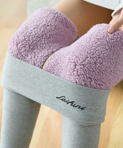 Winter Womens Leggings Extra Thick Velvet Thermal Pants for Women With Fleece Polar Legging High Waist Drop Shipping 1 1