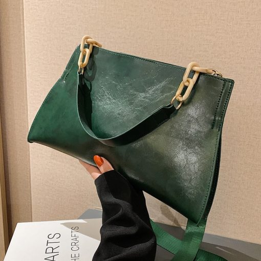 main image02022 New Design Handbags Women Shoulder Bag Soft Synthetic Leather Crossbody Large Capacity Fashion Female Underarm
