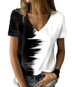 main image02022 New Solid Color T Shirt For Women 3D Girls Short Sleeve Tops Casual Ladies T