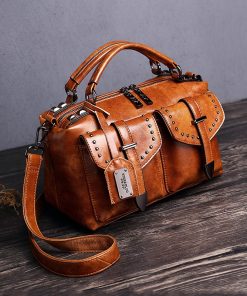 main image0Luxury Designer Vintage Bag For Woman Women s Leather Handbag 2020 Crossbody Fashion Shoulder Retro Ladies