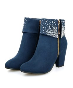 main image0Women Shoes Boots Ankle Boots Round Toe High Heel Big Size Women Boots for Autumn Spring