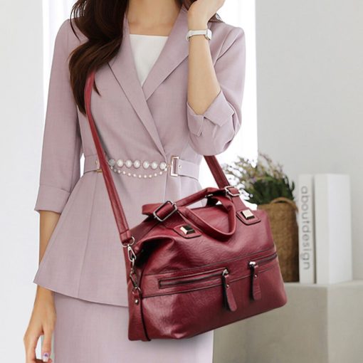 main image1Casual Tote Bag Luxury Leather Handbags Women Bags Designer Shouler Handbags High Quality Ladies Crossbody Hand