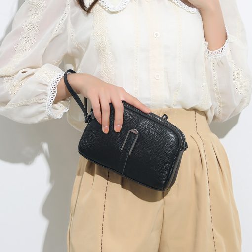 main image1Genuine Leather Bag Luxury Women s Handbags Bag for Woman 2022 Female Clutch Phone Bags Shoulder