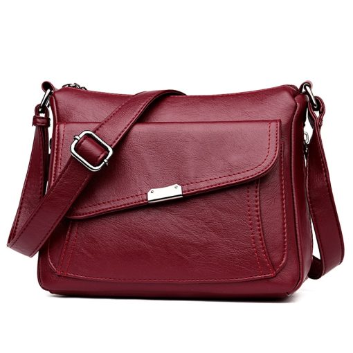 main image1Genuine Quality Leather Luxury Purses and Handbags Women Bags Designer Multi pocket Crossbody Shoulder Bags for