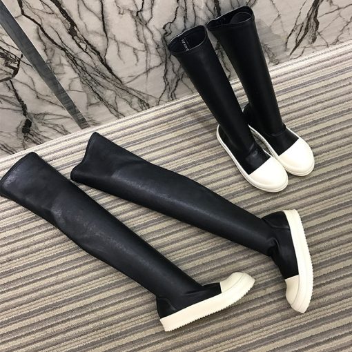 main image1New Women Shoes Over Knee High Boots Luxury Trainers Winter Casual Brand Snow Spring Flats Shoes