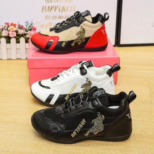 main image1Women Shoes 2022 New Autumn Casual Platform Dad Shoes Fashion Lace Up Breathable Mesh Tennis Vulcanized