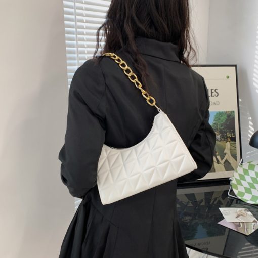 main image3Women s Advanced Diamond Bag 2022 New Trend All match Shoulder Bag Niche Chain Handbag Female