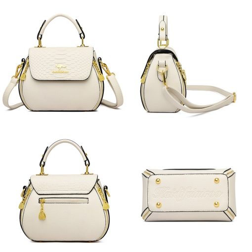 main image4Crocodile Leather Designer Handbag for Female 2022 Trend Shoulder Crossbody Women Shopper Bag Luxury Brand Ladies