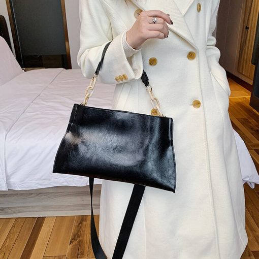 main image52022 New Design Handbags Women Shoulder Bag Soft Synthetic Leather Crossbody Large Capacity Fashion Female Underarm