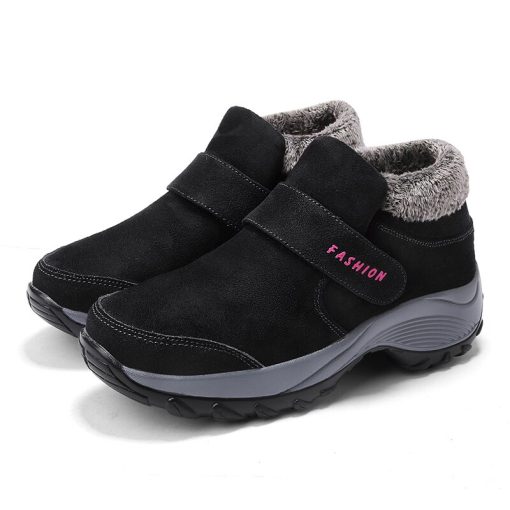 variant image02022 Winter Women Sneakers Large Size Cotton Shoes Woman Keep Warm Fur Outdoor Waterproof Platform Casual