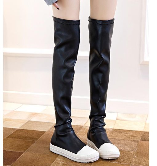 variant image0New Women Shoes Over Knee High Boots Luxury Trainers Winter Casual Brand Snow Spring Flats Shoes