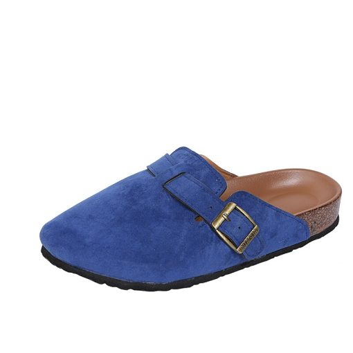 variant image1Classic Couple Slippers Woman Man Cork Birken Sandals Luxury Brand Design Buckle Strap Flat Footbed Loafer