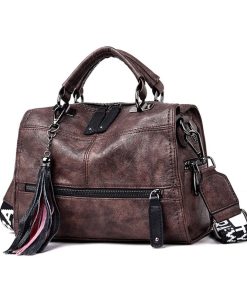 variant image1Pu Leather Tassels Luxury Handbags Women Bags Designer Handbags High Quality Ladies Hand Shoulder Bag for