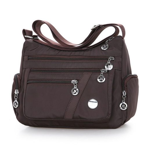 variant image1Yogodlns Oxford Waterproof Shoulder Bag Women Casual Crossbody Bag Multifunction Shopping Handbag Large Capacity Messenger Bag