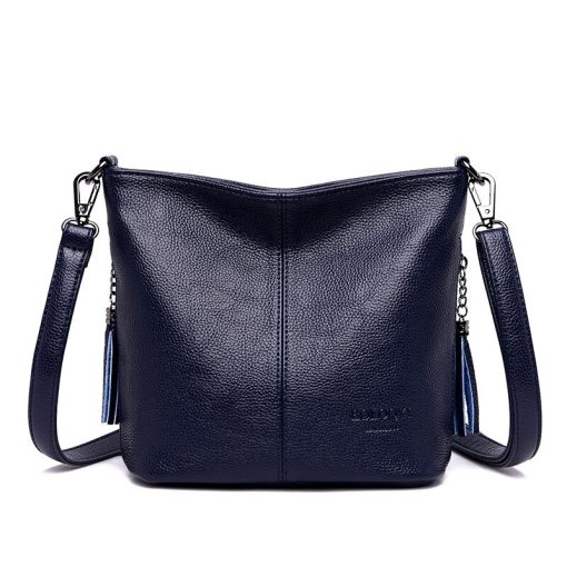 variant image4Genuien Leather Tassels Ladies Hand Crossbody Bags For Women Luxury Purses And Handbags Women Shoulder Bags