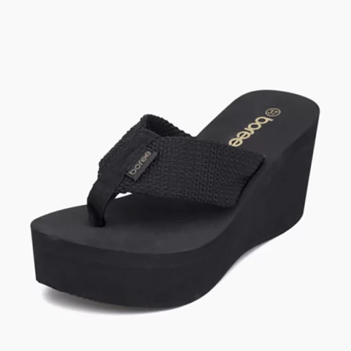 BOREE Women Slippers Summer Wedge Platform Shoes Beach Flip Flops Non slip High Heel Slippers Fashion.jpg 640x640 1
