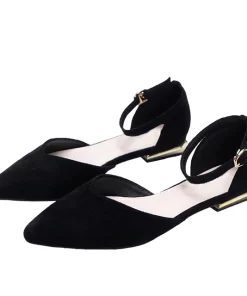 YAERNI New single women shoes woman spring pumps summer pointed hollow sandals word belt fairy shoes.jpg 640x640