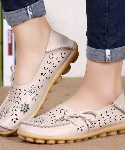 main image0Autumn Women s Flats Shoes Ballet Woman Slip on Loafers Flats Soft Oxford Shoes Casual Breathable