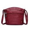 main image0Multi layer Pockets Women Leather Shoulder Bag Luxury Handbags Women Bags Designer Small Crossbody Bags For