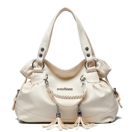 main image0New Leather Tassel bags Large Capacity Women Shoulder Messenger Bag Handbag Famous Big Bag Designer Handbags