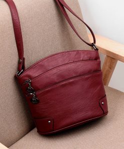 main image1Multi layer Pockets Women Leather Shoulder Bag Luxury Handbags Women Bags Designer Small Crossbody Bags For
