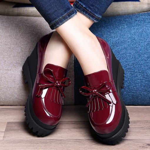main image1Spring Autumn Women s fashion trend Pumps shoes woman wedge single casual shoes high heels shoes
