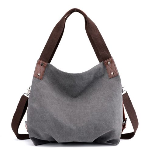 main image1Women s Canvas Bag Casual Fashion Spring and Summer New Canvas Women s Bag Shoulder Messenger