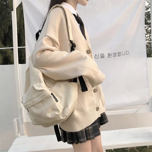 main image32021 Korean Japanese New Sweater Female Outer Wear Sweater Coat school uniform Japanese fashion College Loose