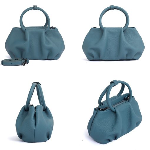 main image3Elegant Fashion Women s Genuine Leather Handbags and Purses Tote Bag Ladies Shoulder Crossbody Bags for
