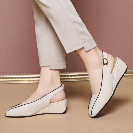 main image3Size 35 41 Genuine Leather Women Shoes High Quality Oxfords Brand Slip on Casual Shoes Moccasins