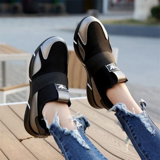 main image42020 Spring and Autumn Women s Vulcanized Shoes New Fashion Wild Comfortable Breathable Slip on Ladies